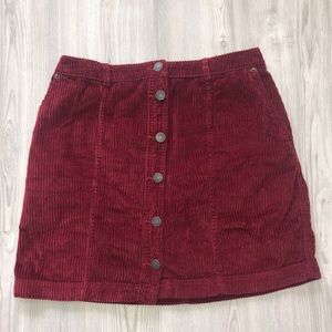 Abercrombie & Fitch Corduroy Skirt